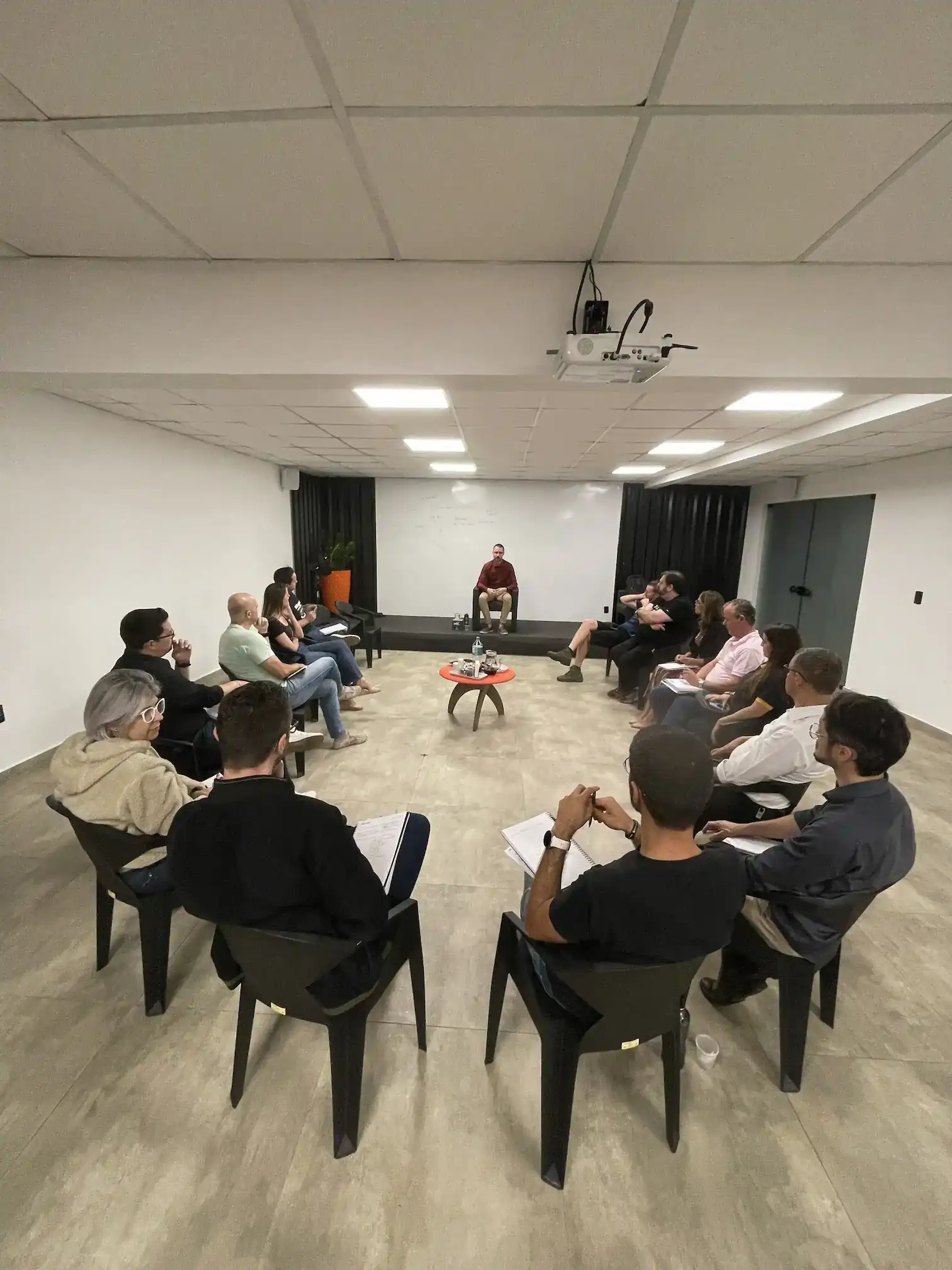 Espaço organizado para evento personalizado